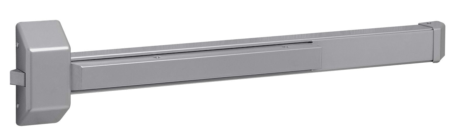 Sargent 3828FEN Reversible Heavy Duty Rim Exit Only Exit Device for 33" to 36" x 7' Door Sprayed Aluminum Enamel Finish Main image