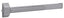 Sargent 3828FEN Reversible Heavy Duty Rim Exit Only Exit Device for 33" to 36" x 7' Door Sprayed Aluminum Enamel Finish