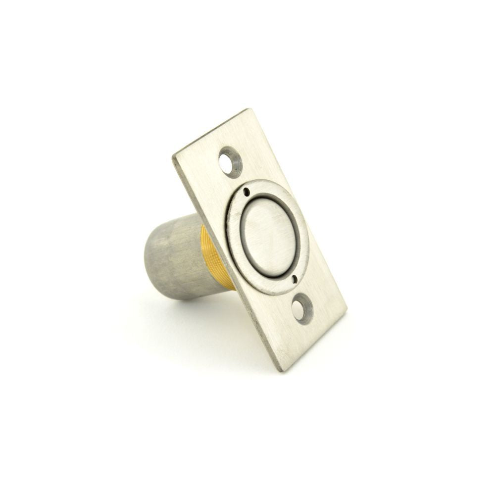 Trimco 3911626630 Adjustable Dust Proof Strike Satin Chrome by Satin Stainless Steel Finish Main image