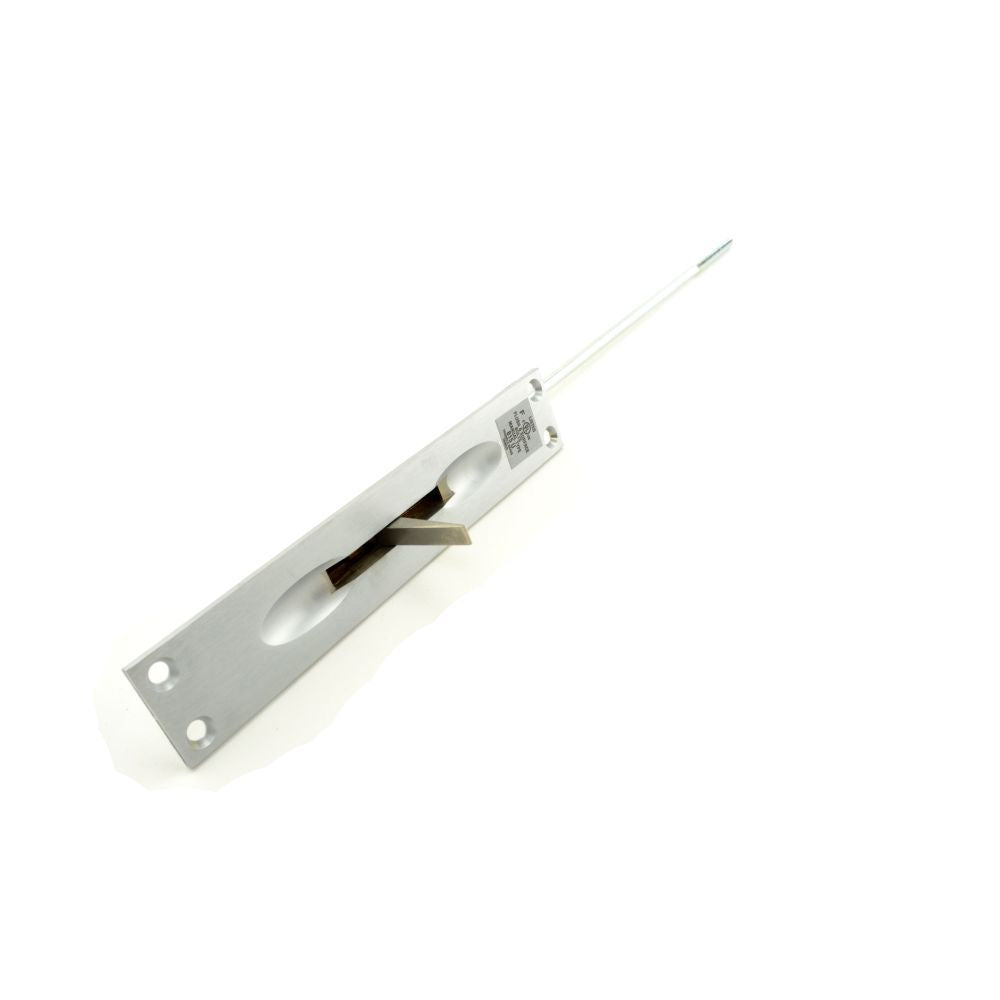 Trimco 3915626 12" UL Manual Flush Bolt for Metal Doors Satin Chrome Finish Main image