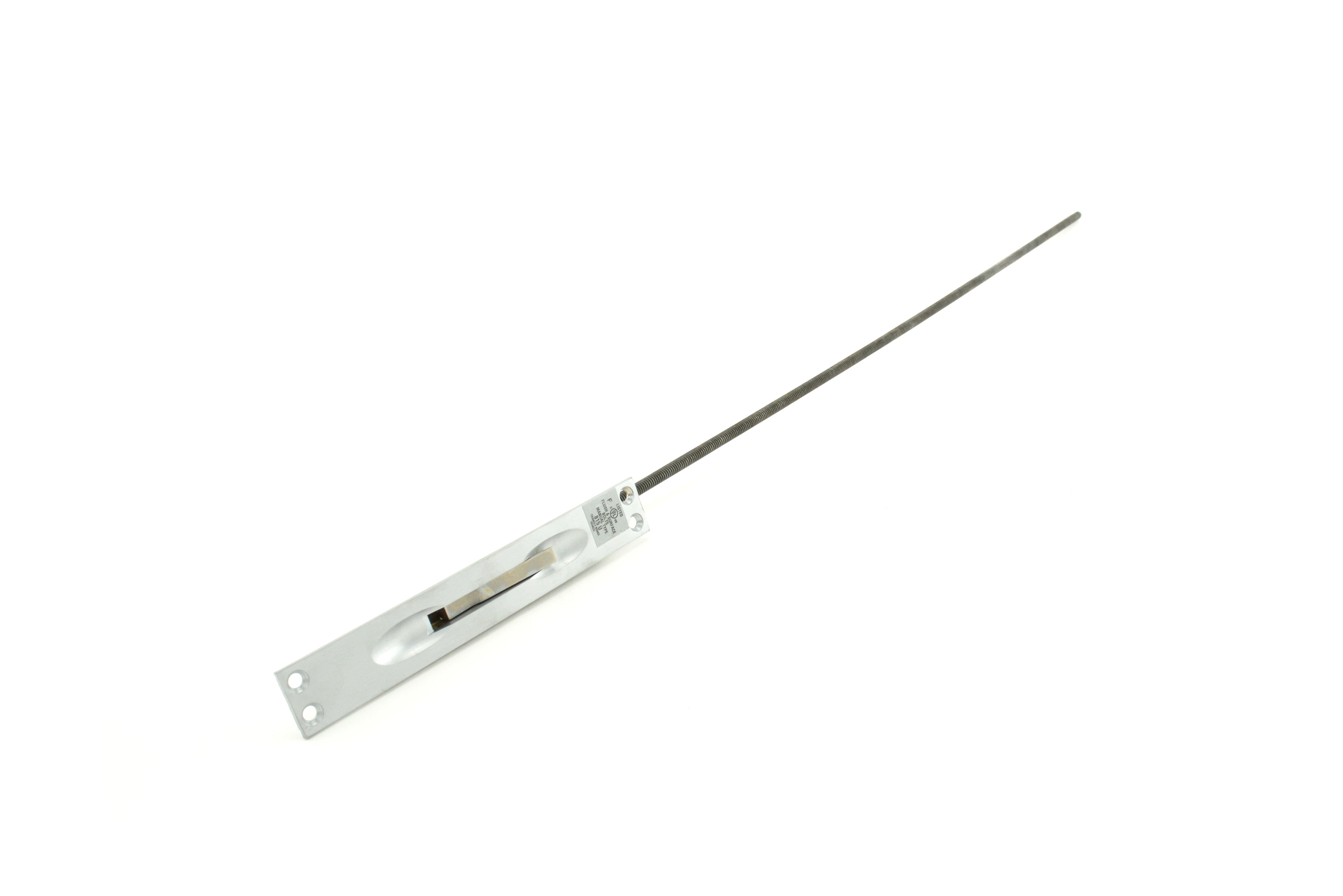 Trimco 391724626 UL 24" Flush Bolt for Metal Doors Satin Chrome Finish Main image