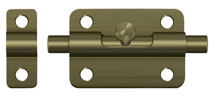 Deltana 3BBU5 3" Barrel Bolt; Antique Brass Finish Main image