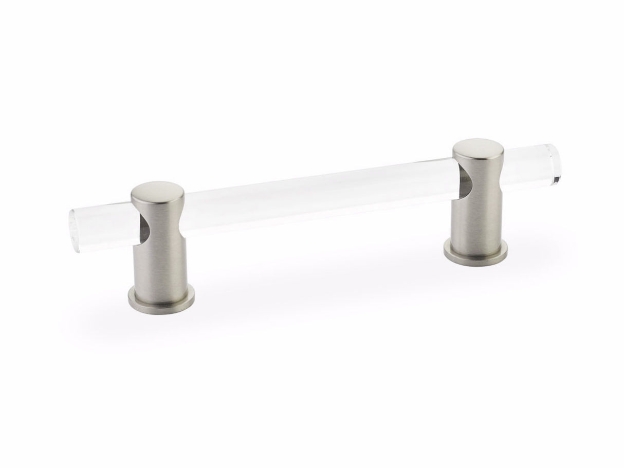 Schaub 404-15 4" Center to Center Lumiere Cabinet Pull Satin Nickel Finish