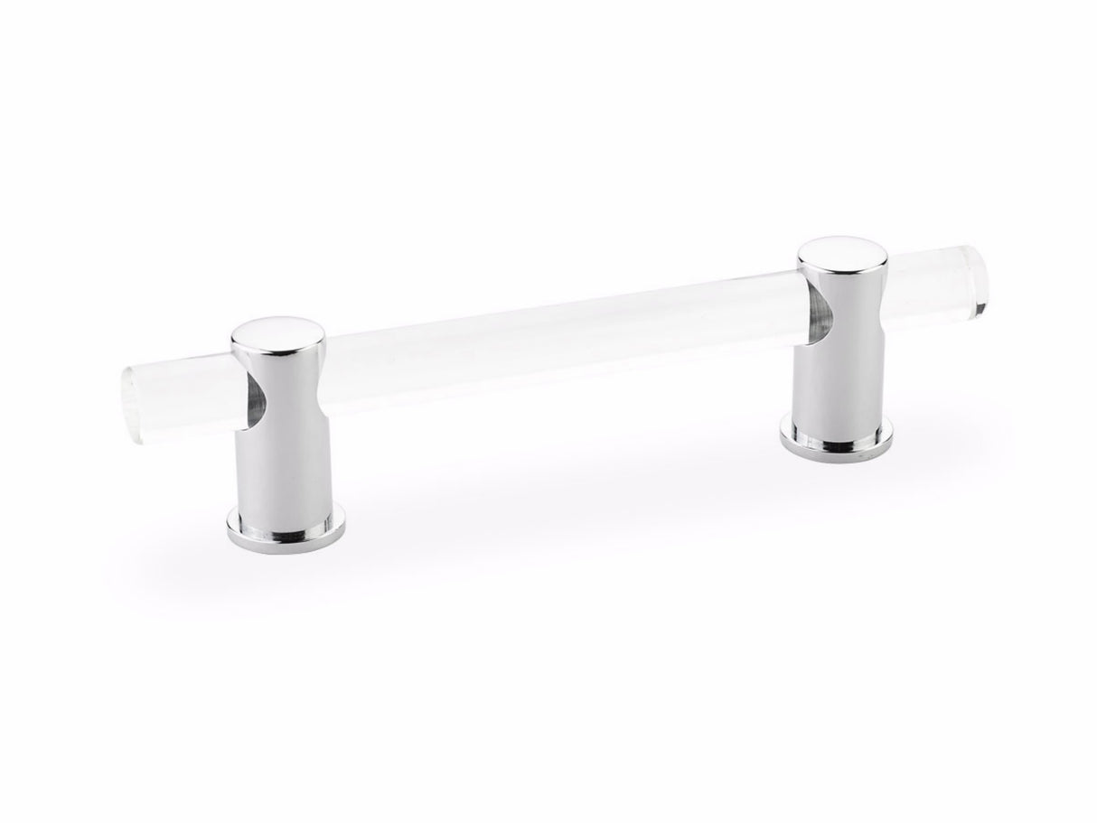Schaub 404-26 4" Center to Center Lumiere Cabinet Pull Polished Chrome Finish