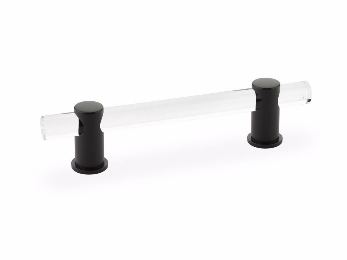 Schaub 404-MB 4" Center to Center Lumiere Cabinet Pull Matte Black Finish