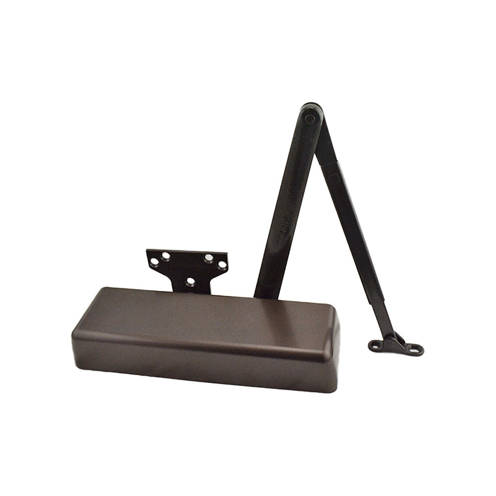 LCN 4041DELRWPADKBRZ Parallel Arm Super Smoothee Adjustable 1-6 Surface Mounted Delay Door Closer with TBSRT Thru Bolts 695 Dark Bronze Finish Main image