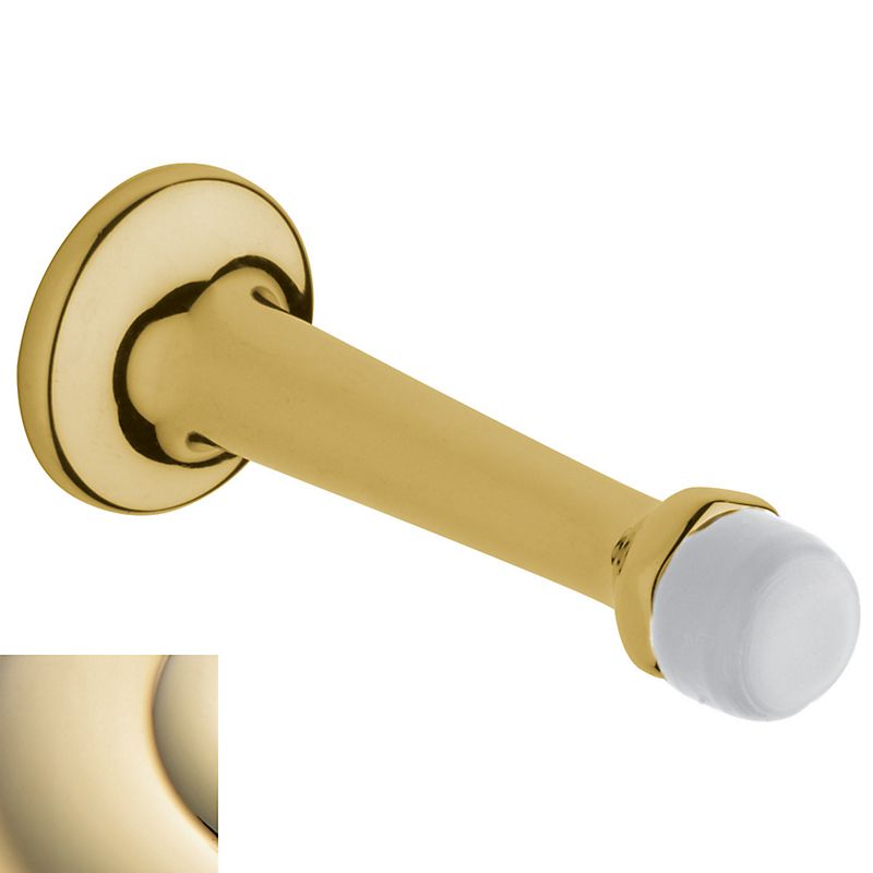 Baldwin 4045003 3" Wall Bumper Lifetime Brass Finish