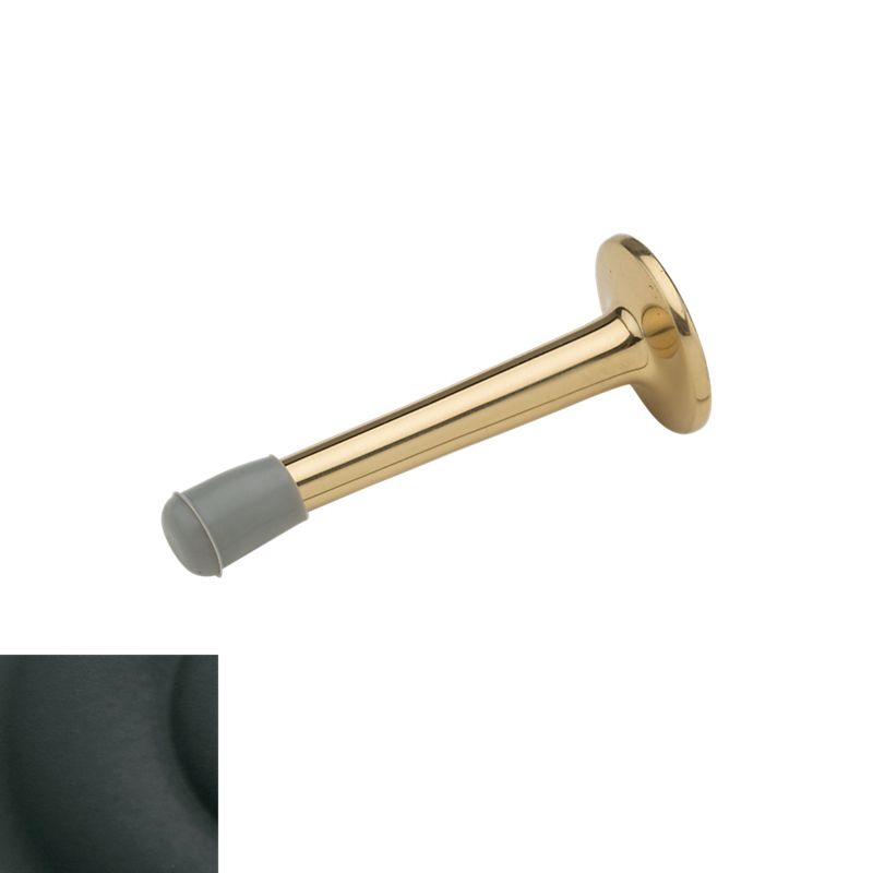 Baldwin 4055190 3-2/5" Wall Bumper Satin Black Finish