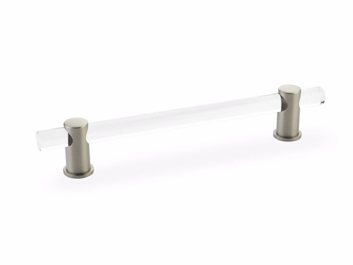 Schaub 406-15 6" Center to Center Lumiere Cabinet Pull Satin Nickel Finish