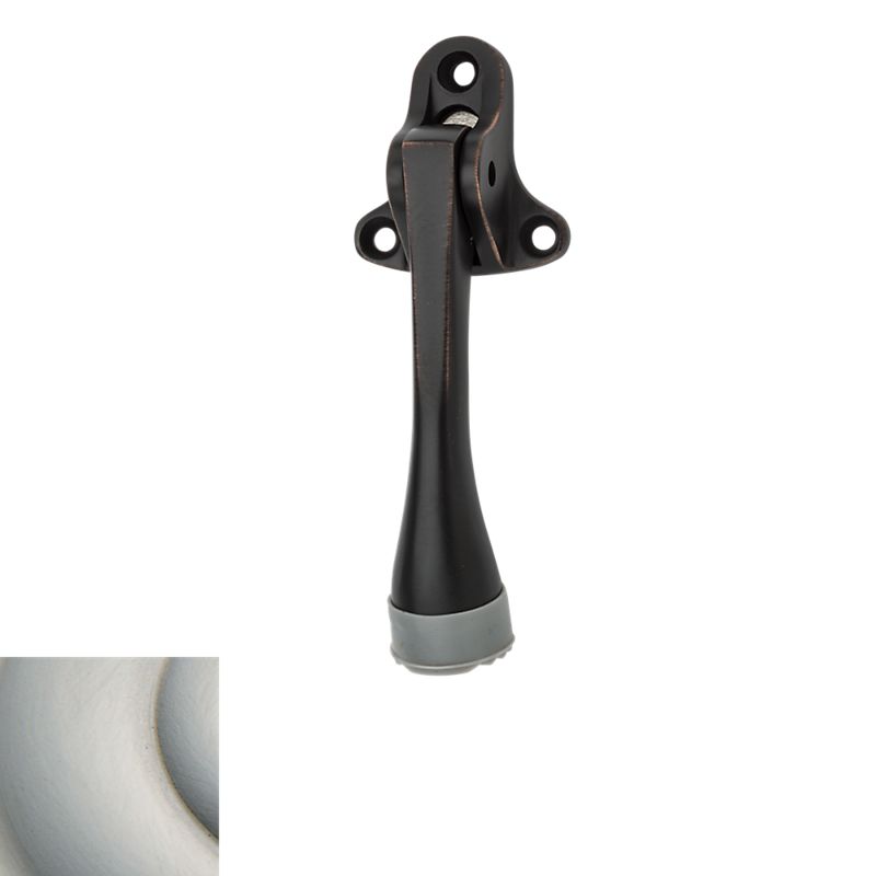 Baldwin 4100150 4" Lever Door Holder Satin Nickel Finish