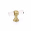 Schaub 411-SB Lumiere Transitional Cabinet T Knob Acrylic Satin Brass Finish
