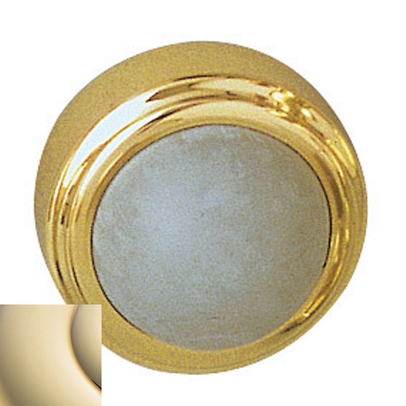 Baldwin 4252003 Convex Wall Bumper Lifetime Brass Finish
