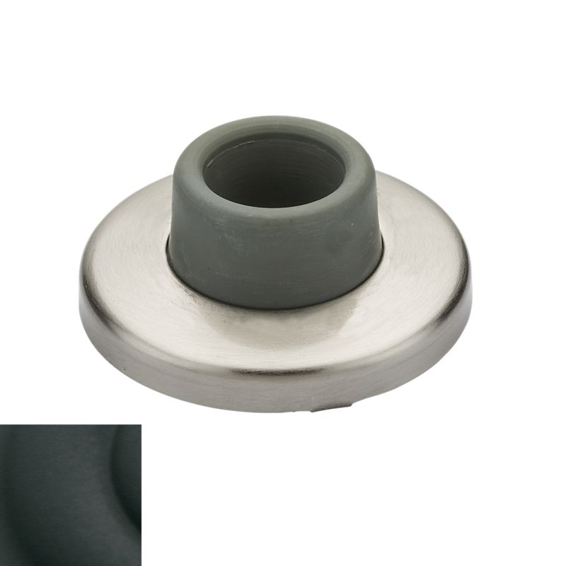 Baldwin 4293190 2-3/8" Concave Wall Bumper Satin Black Finish