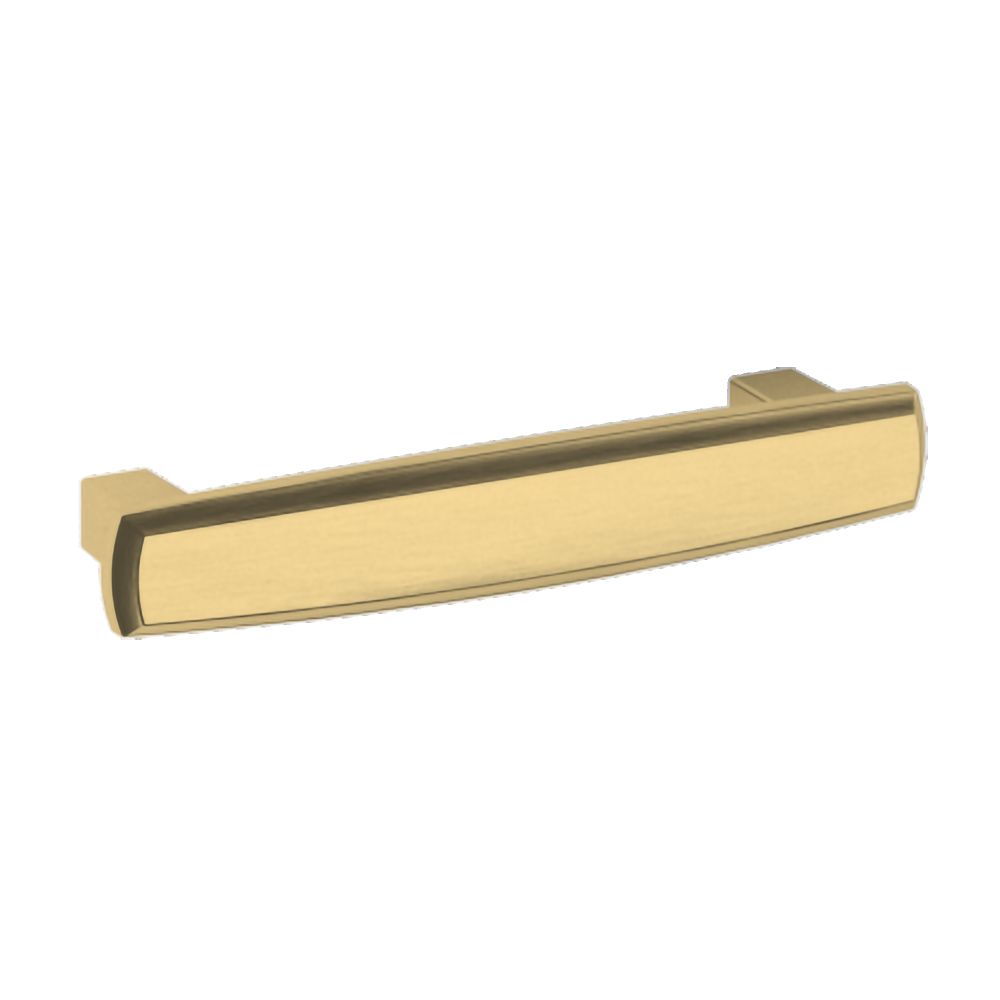 Baldwin 4357044 4" Severin A Cabinet Pull Lifetime Satin Brass Finish