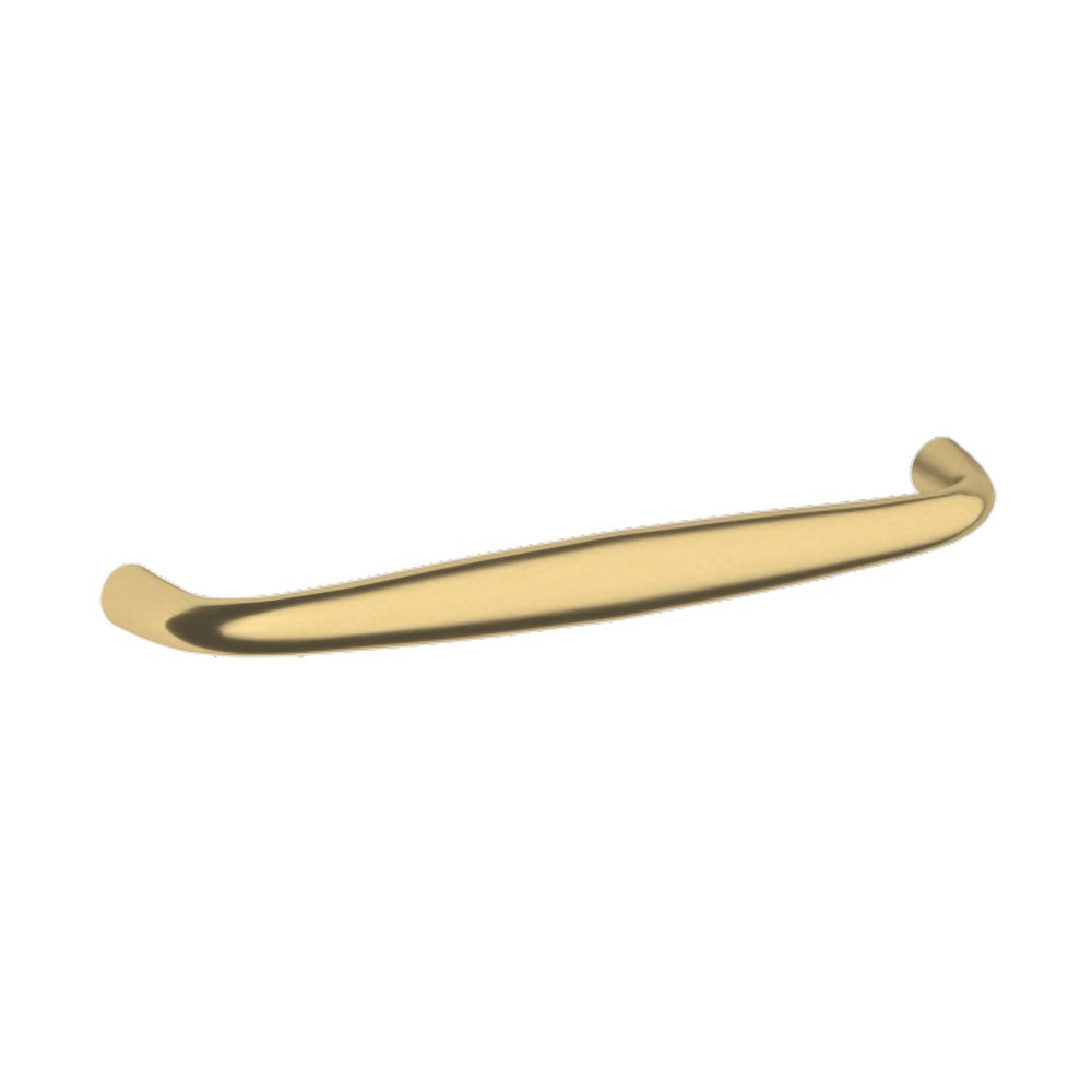Baldwin 4401044 6" Center to Center Oval Cabinet Pull Lifetime Satin Brass Finish