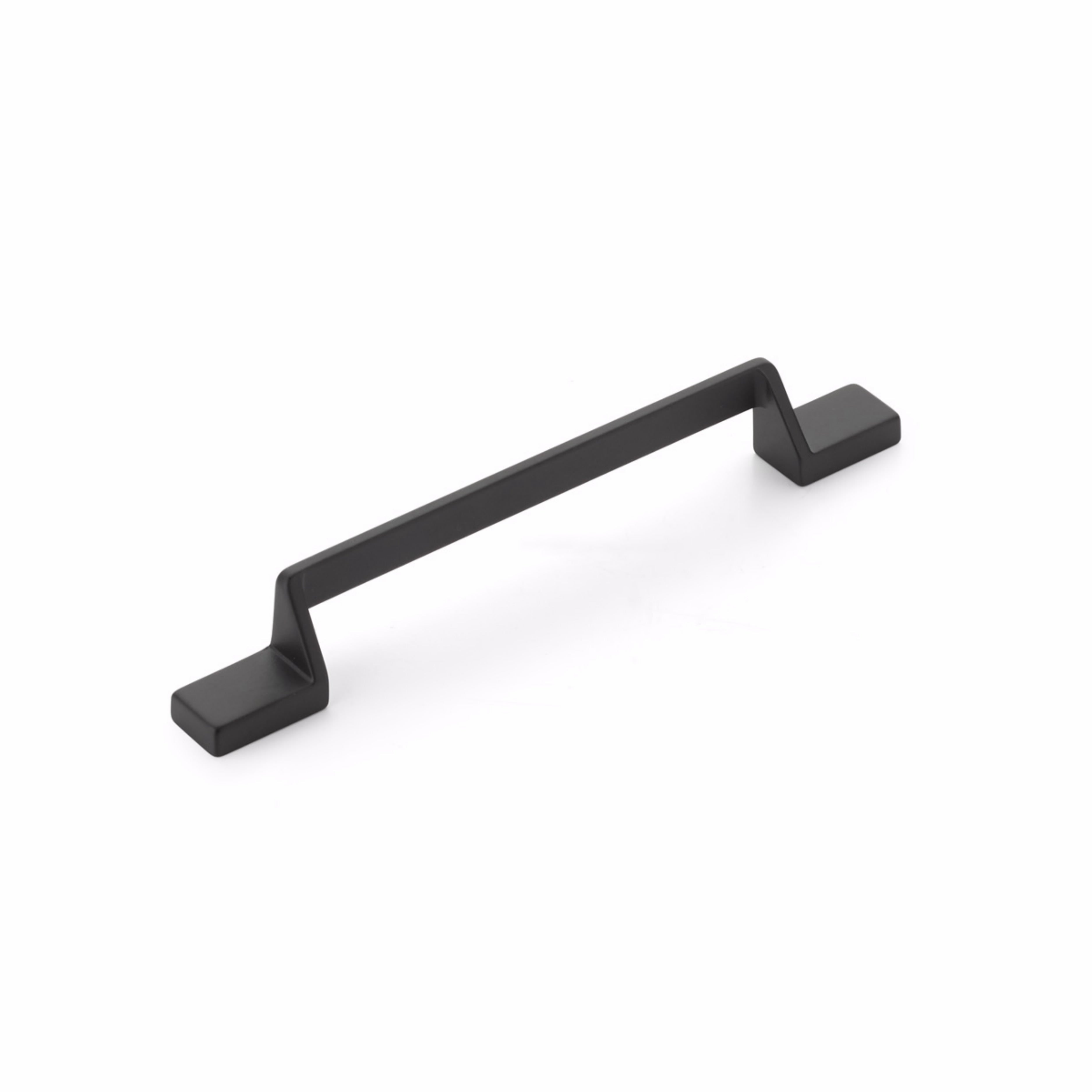 Schaub 455-MB 6-1/4" Center to Center San Marco Cabinet Pull Matte Black Finish Main image