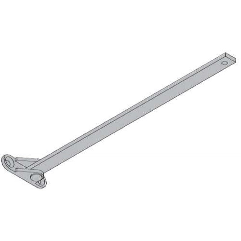 LCN 464079LRAL Long Rod and Shoe for 4640 Series 689 Aluminum Finish Main image