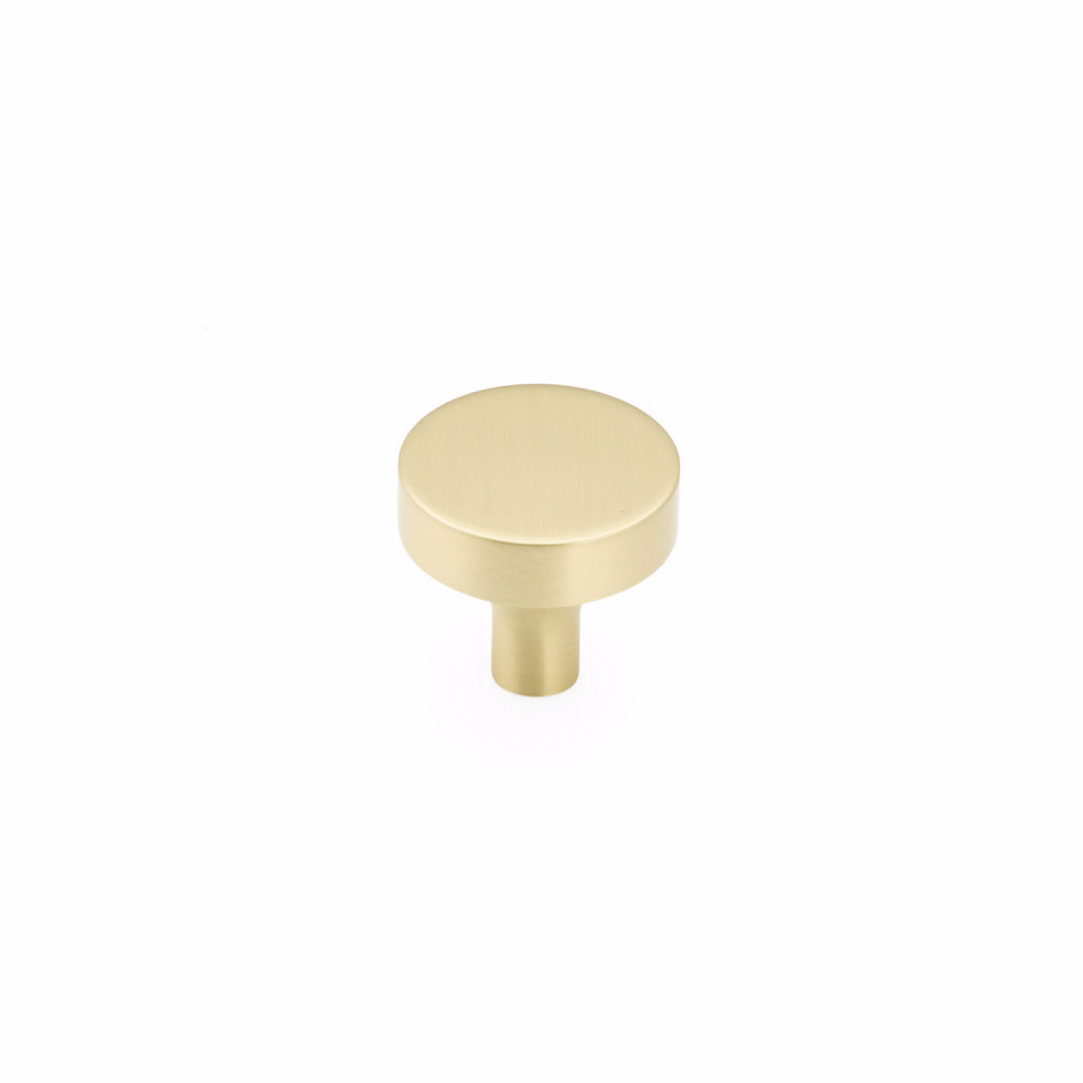 Schaub 470-SB 1-1/4" Diameter Haniburton Cabinet Knob Satin Brass Finish