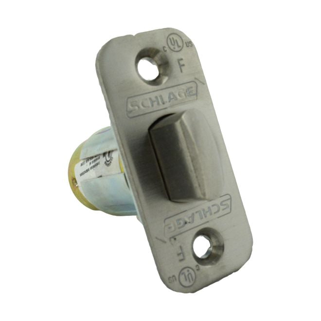 Schlage Commercial 47273616626 ALX Series 2-3/4" Backset Restoring Spring Latch with 1" x 2-1/4" Round Corner Faceplate Satin Chrome Finish