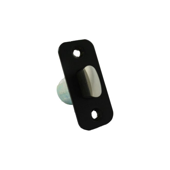 Schlage Commercial 47273622622 ALX Series 2-3/8" Backset Restoring Spring Latch with 1" x 2-1/4" Round Corner Faceplate Matte Black Finish