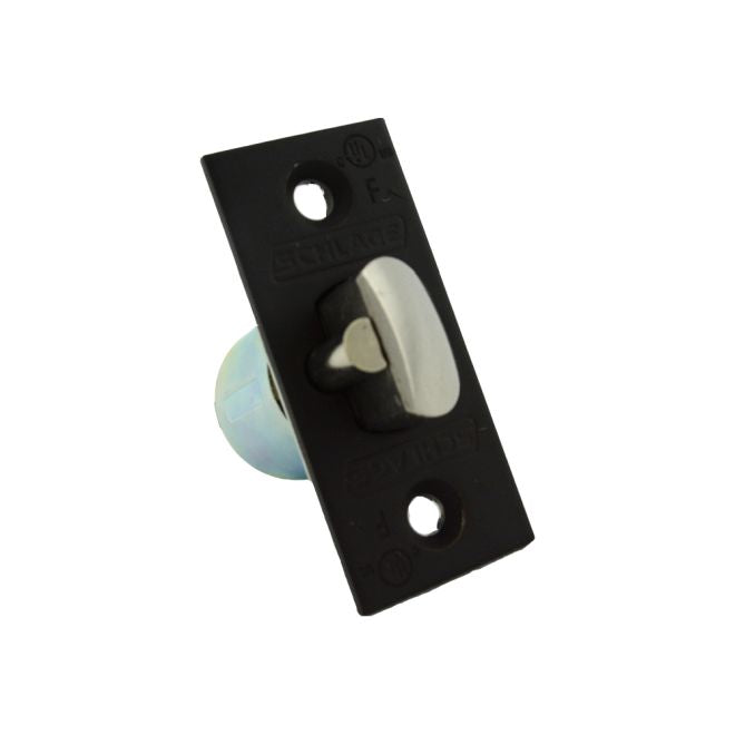 Schlage Commercial 47273624613 ALX Series 2-3/8" Backset Non-Restoring Dead Latch with 1" x 2-1/4" Square Corner Faceplate Oil Rubbed Bronze Finish