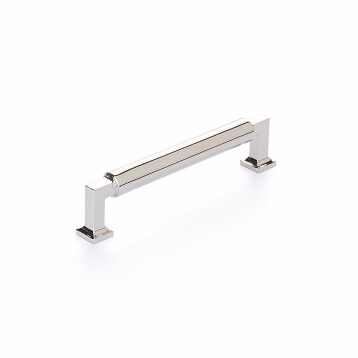 Schaub 475-PN 5" Center to Center Haniburton Cabinet Pull Polished Nickel Finish