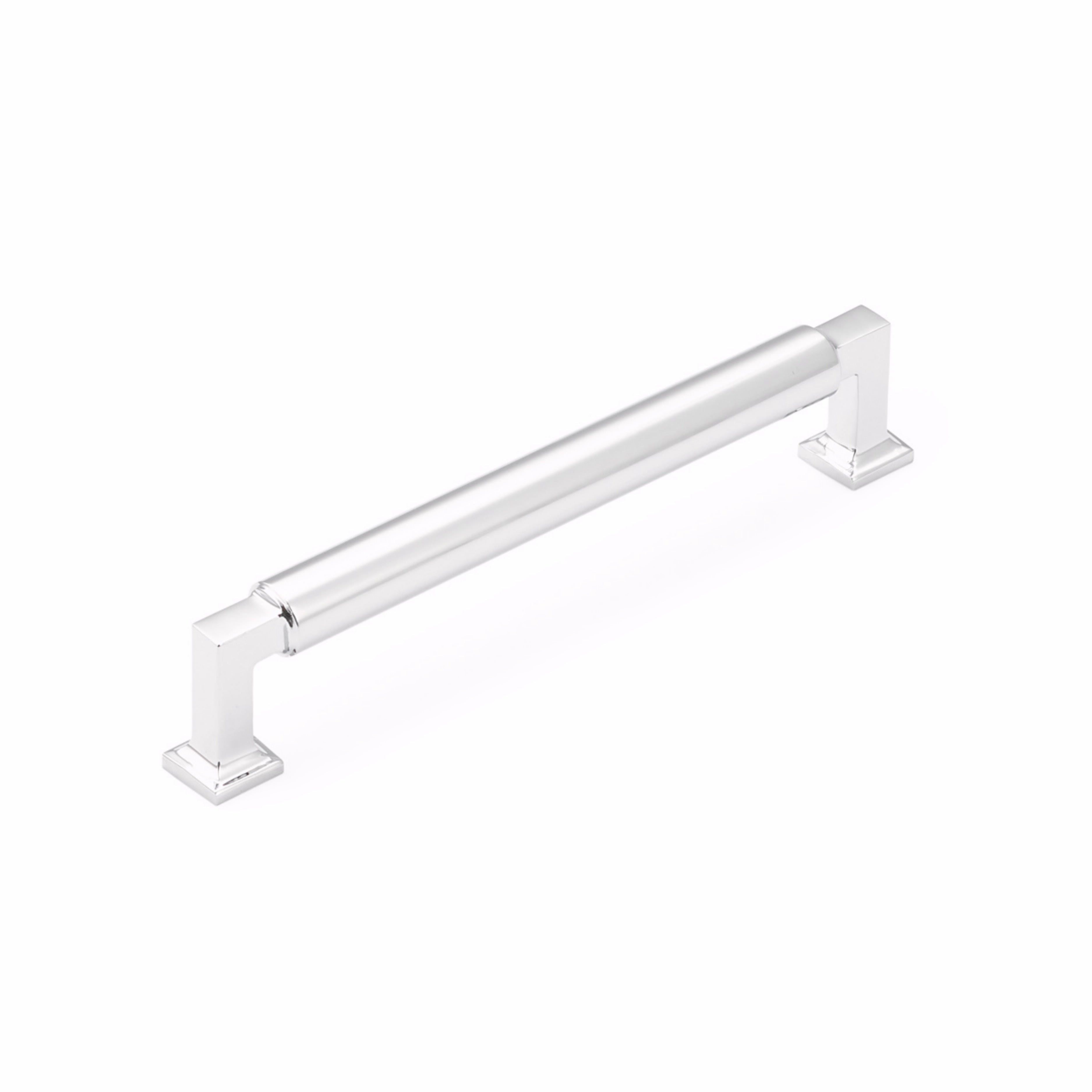 Schaub 476-26 6" Center to Center Haniburton Cabinet Pull Polished Chrome Finish
