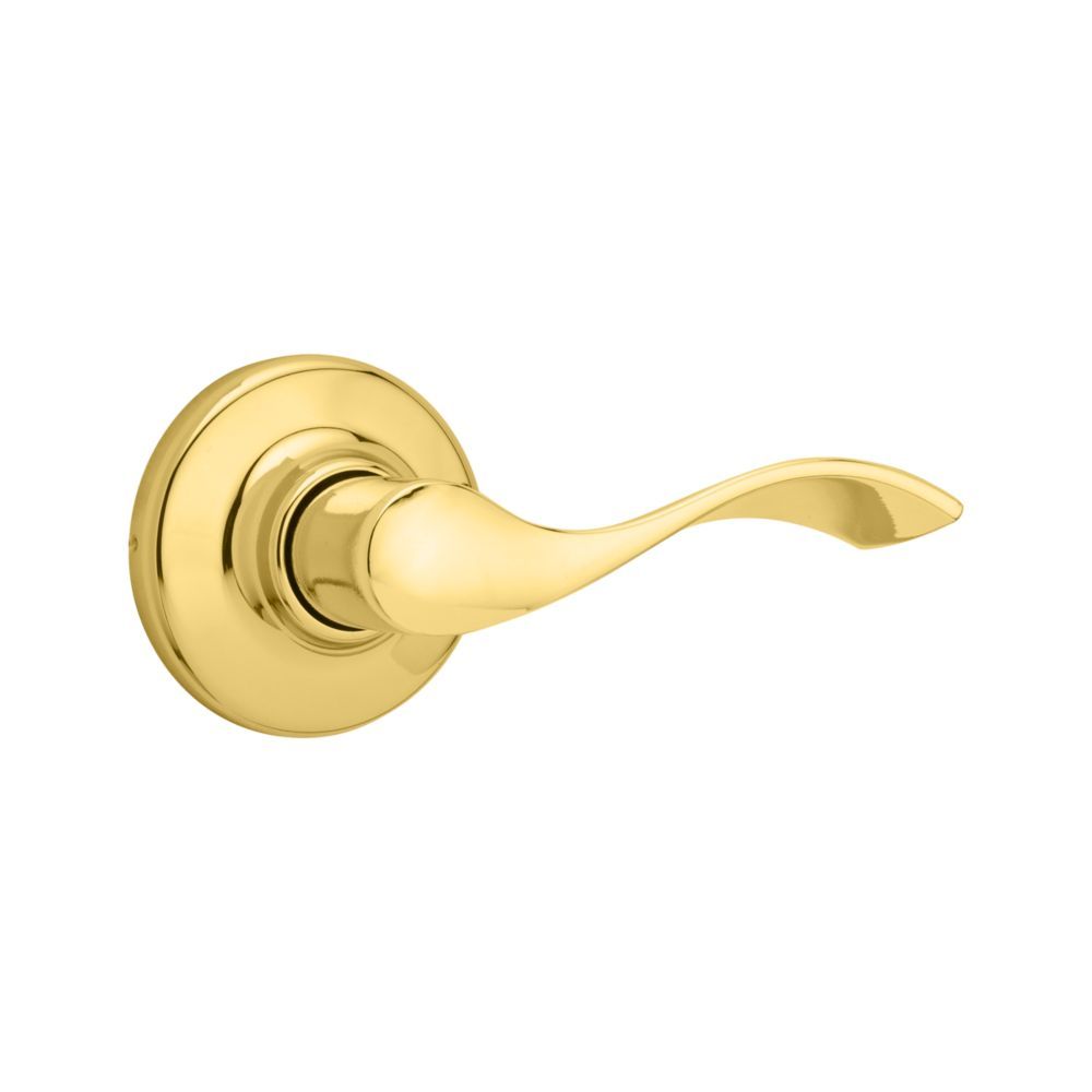 Kwikset 488BLLH-3 Left Hand Balboa Lever Half Dummy Lock Bright Brass Finish
