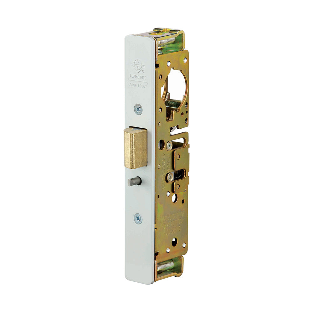 Adams Rite 490035201628 Heavy Duty Deadlatch 1-1/8" Left Hand; 2-5/8" Flat Mortised Strike Clear Anodized Aluminum Finish