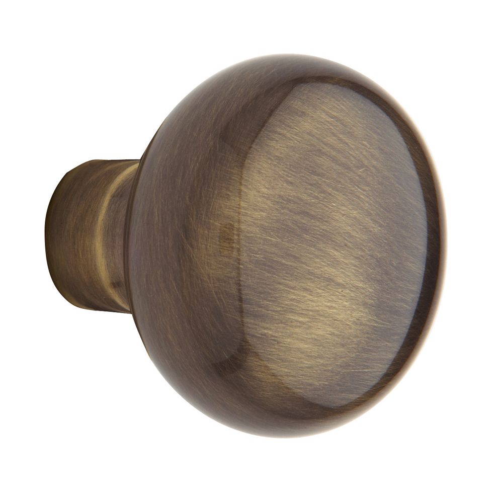 Baldwin 5000050MR Pair 5000 2" Baltimore Knob Less Rose Antique Brass Finish