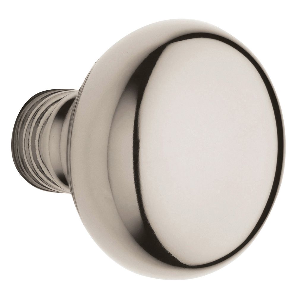 Baldwin 5000055IMR Single 5000 2" Baltimore Knob Less Rose Lifetime Bright Nickel Finish