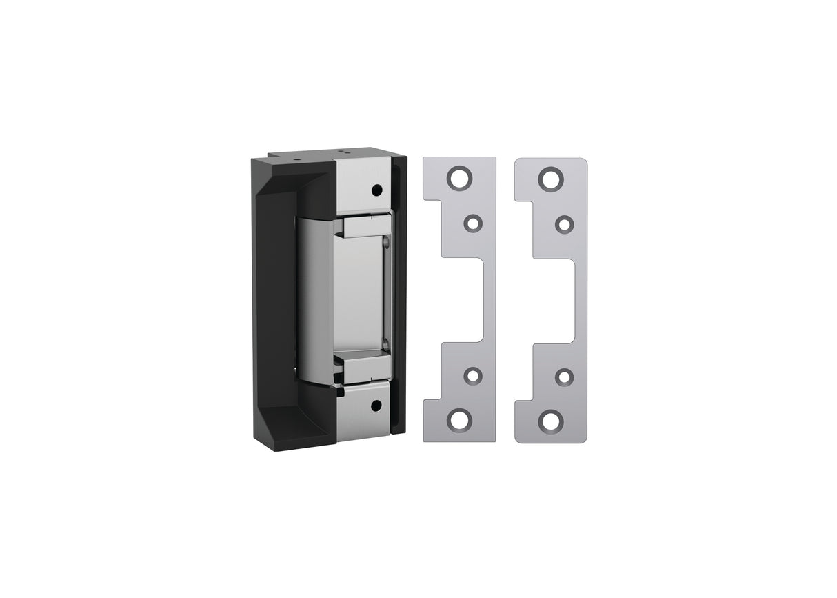 Hes 5000C630 12VDC / 24VDC Electric Strike Kit with 501 and 501A Faceplates Satin Stainless Steel Finish