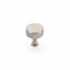 Schaub 5002-BN 1-1/4" Center to Center Pub House Knurled Cabinet Knob Brushed Nickel Finish