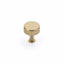 Schaub 5002-SSB 1-1/4" Center to Center Pub House Knurled Cabinet Knob Signature Satin Brass Finish