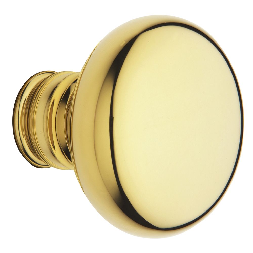 Baldwin 5015003MR Pair 5015 Knob Less Rose Lifetime Brass Finish