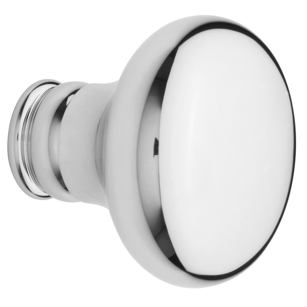Baldwin 5015260IMR Single 5015 Knob Less Rose Bright Chrome Finish