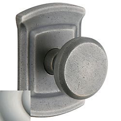 Baldwin 5023056MR Pair 5023 Knob Less Rose Lifetime Satin Nickel Finish