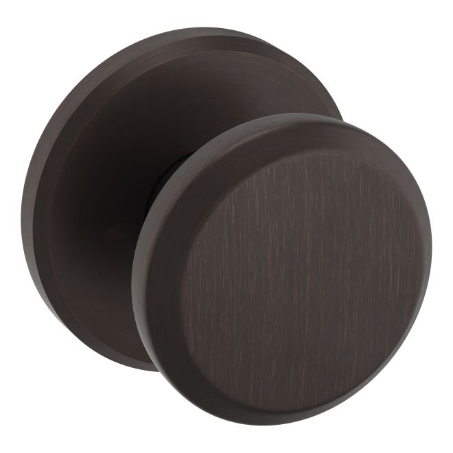 Baldwin 5023112IDM Preconfigured 5023 Knob with R016 Rose Half Dummy Lock Venetian Bronze Finish - Baldwin Quickship Item *