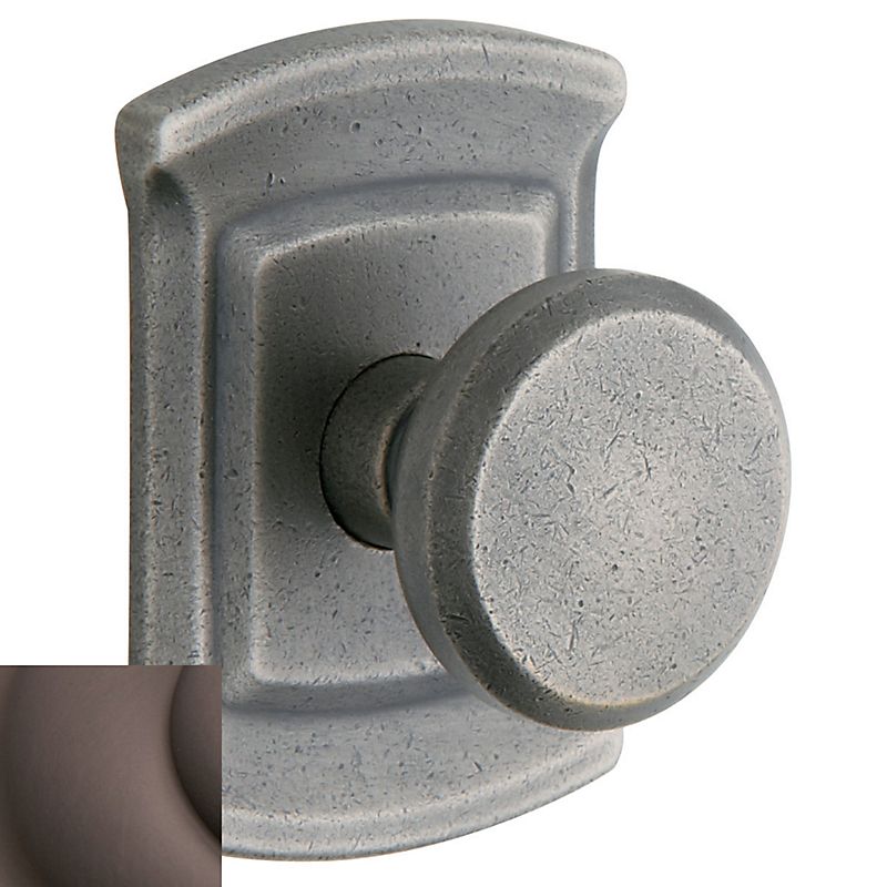 Baldwin 5023112MR Pair 5023 Knob Less Rose Venetian Bronze Finish