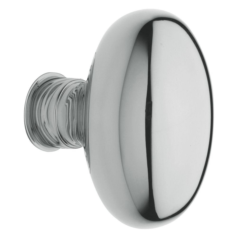 Baldwin 5025260IMR Single 5025 Knob Less Rose Bright Chrome Finish