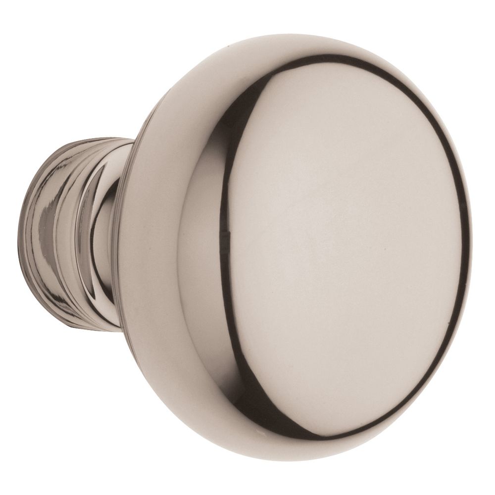 Baldwin 5030055MR Pair 5030 Knob Less Rose Lifetime Bright Nickel Finish