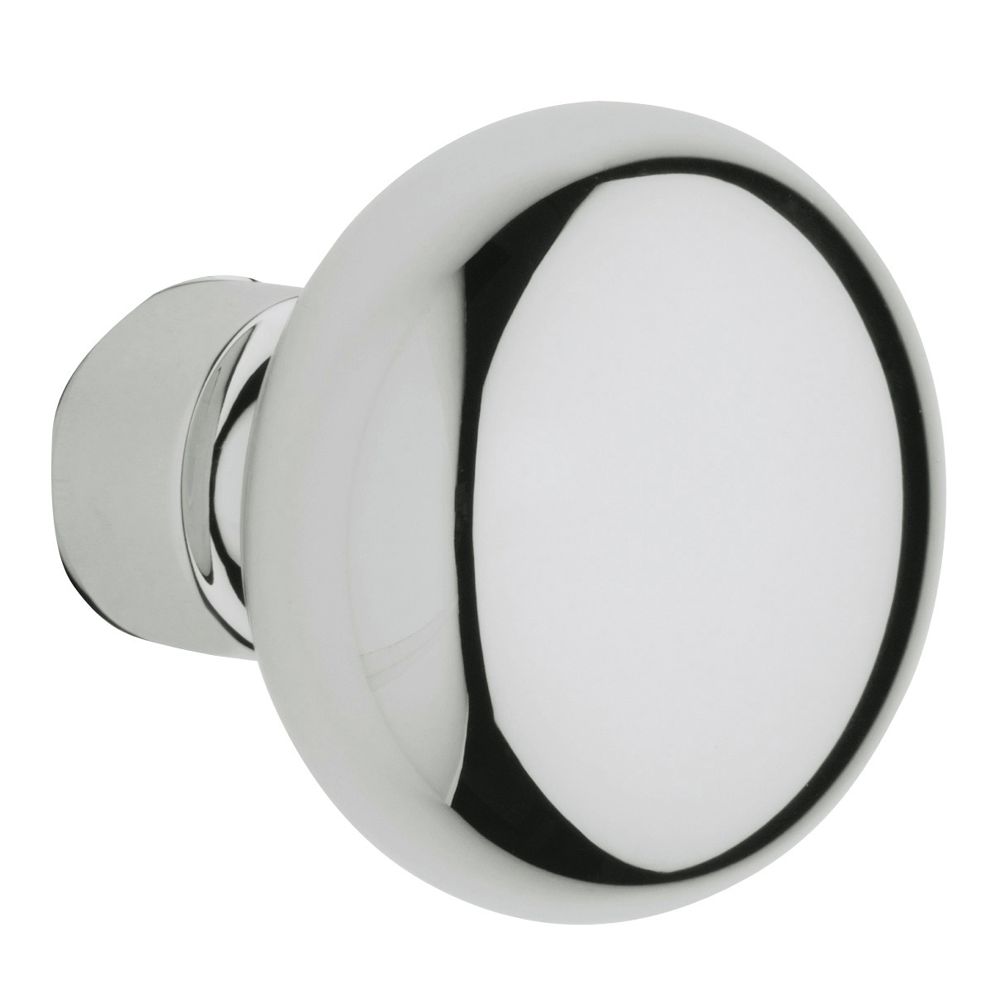 Baldwin 5030260IMR Single 5030 Knob Less Rose Bright Chrome Finish