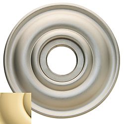 Baldwin 5048031 2-5/8" Passage Rose Unlacquered Brass Finish