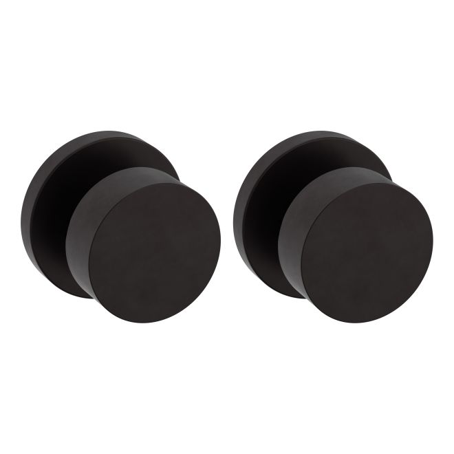 Baldwin 5055102PASS Preconfigured 5055 2-1/8" Minneapolis Knob with 5046 Rose Passage Lock with 2-3/8" Backset and Full Lip Strike Oil Rubbed Bronze Finish