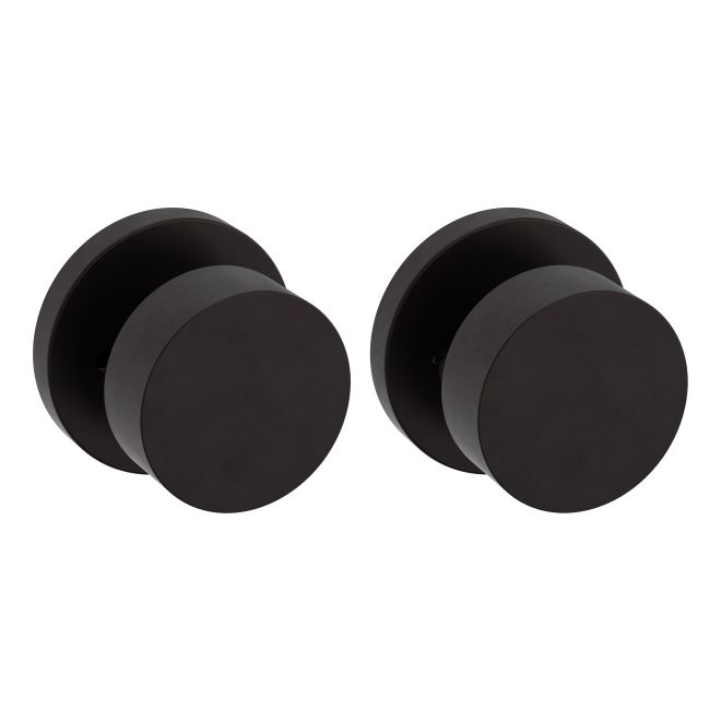 Baldwin 5055102PRIV Preconfigured 5055 2-1/8" Minneapolis Knob with 5146 Rose Privacy Lock with 2-3/8" Backset and Full Lip Strike Oil Rubbed Bronze Finish