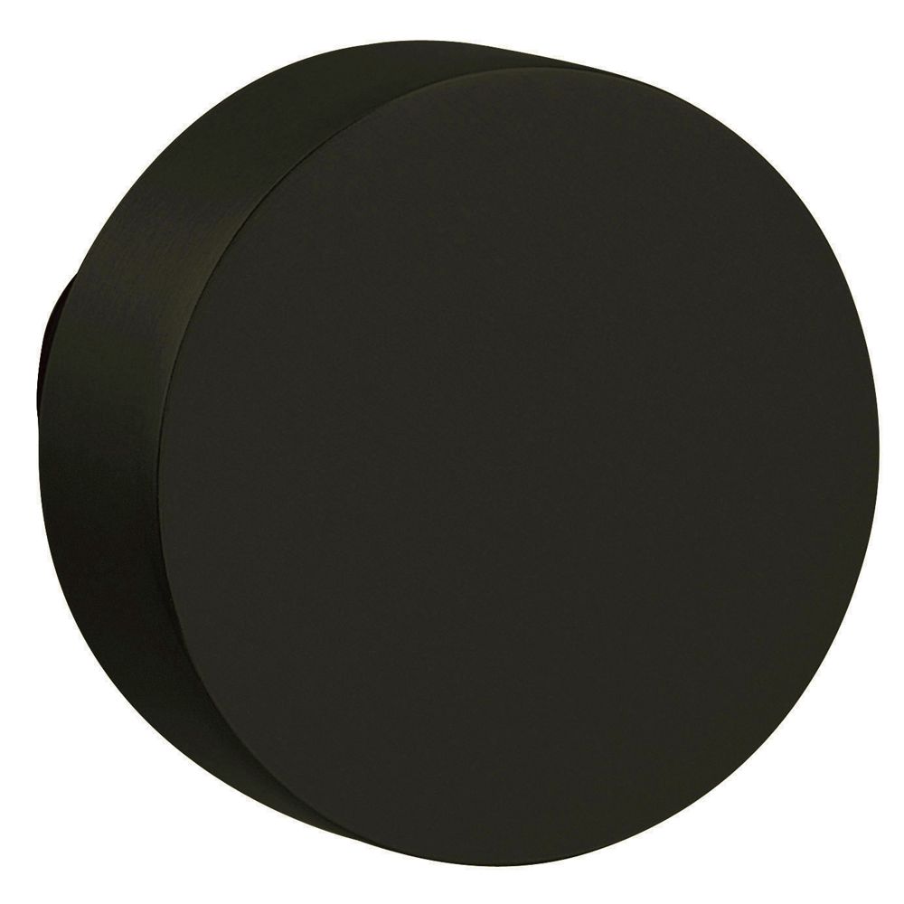 Baldwin 5055190MR Pair 5055 2-1/8" Minneapolis Knob Less Rose Satin Black Finish