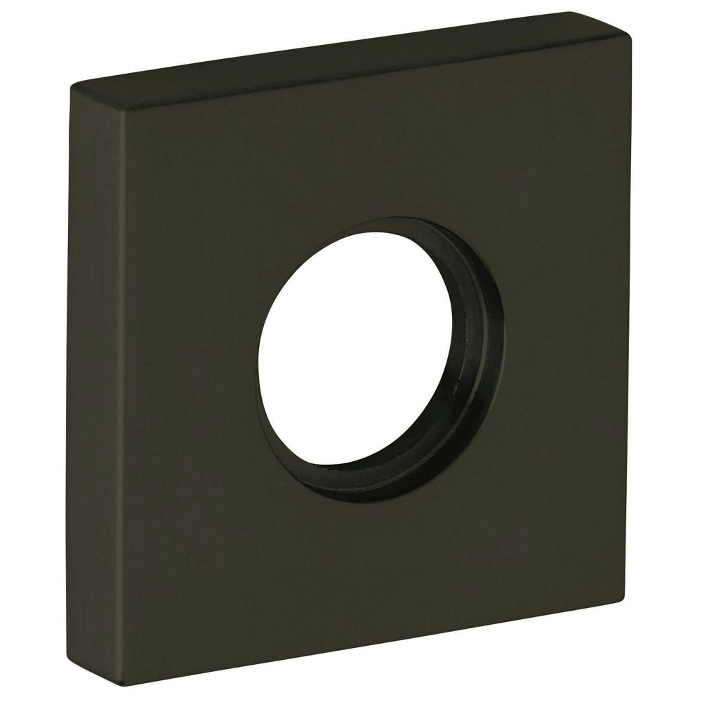 Baldwin 5056190 2" Square Passage Rose Satin Black Finish