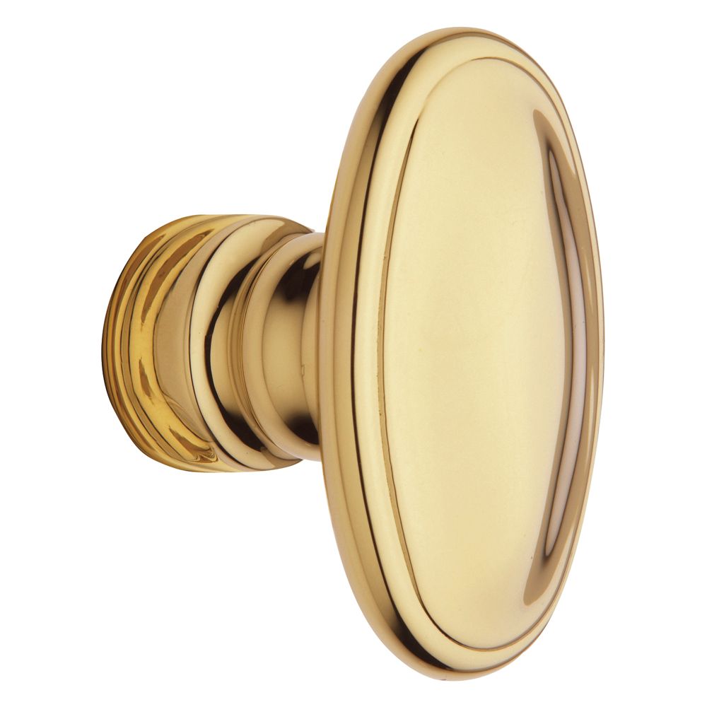 Baldwin 5057031MR Pair 5057 Knob Less Rose Unlacquered Brass Finish