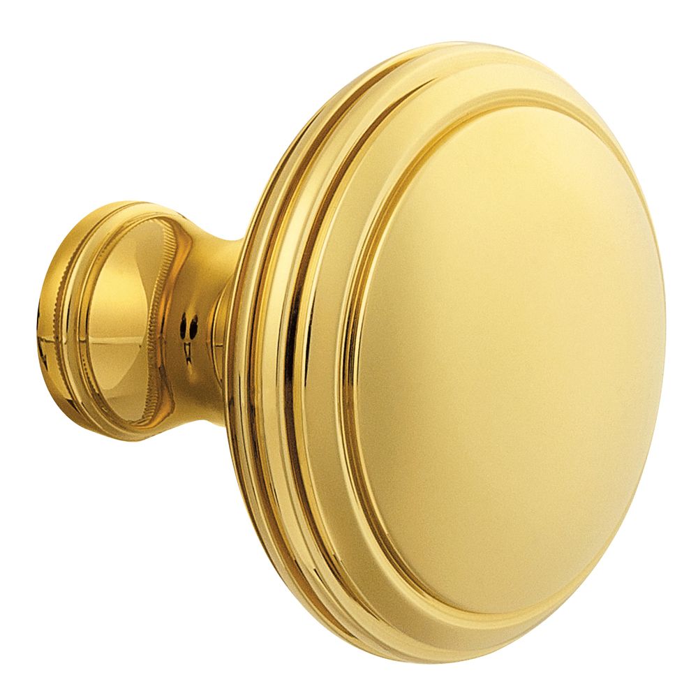Baldwin 5069031MR Pair 5069 Knob Less Rose Unlacquered Brass Finish