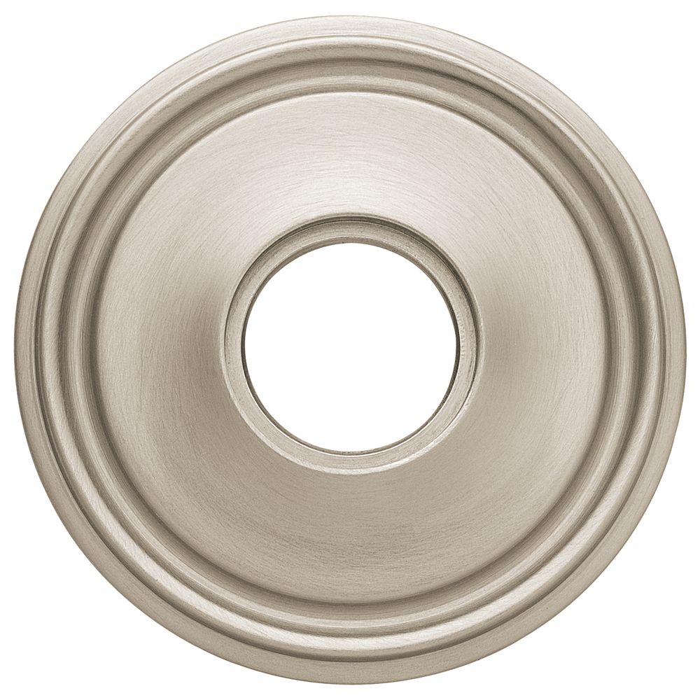 Baldwin 5070056IDM Single Dummy 2-5/8" Grooved Rose Lifetime Satin Nickel Finish